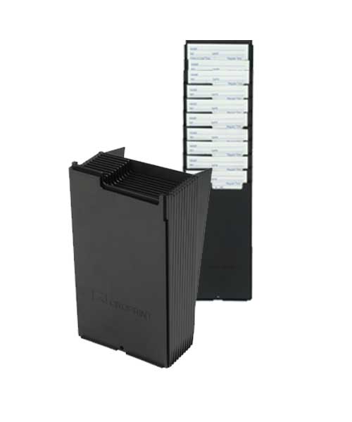 Acroprint Time Recorder Co Acroprint 81-0107-000 25 Pocket Metal Rack for Time Cards Time Clock 