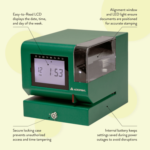 M150MC4 Time Recorder - Image 5
